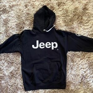 Jeep Black Unisex Hoodie Sweatshirt